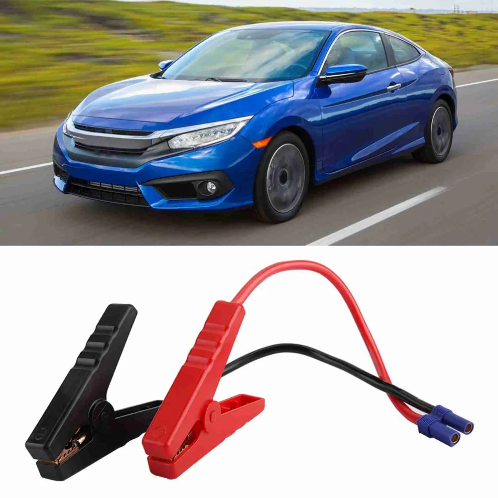 12V Car Battery Clips Shockproof Insulated High-Temperature Resistant Emergency Jump Starter Cable Universal Low Power Loss
