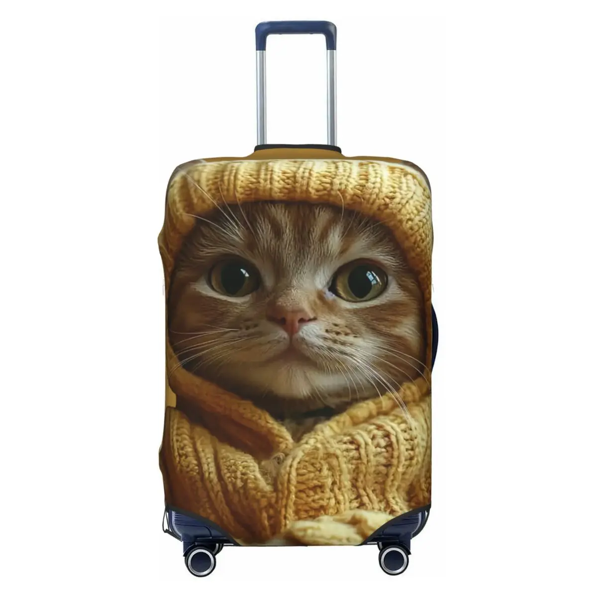 

Cute Cat Luggage Cover Elastic Travel Suitcase Protective Covers Suit For 18-32 inch