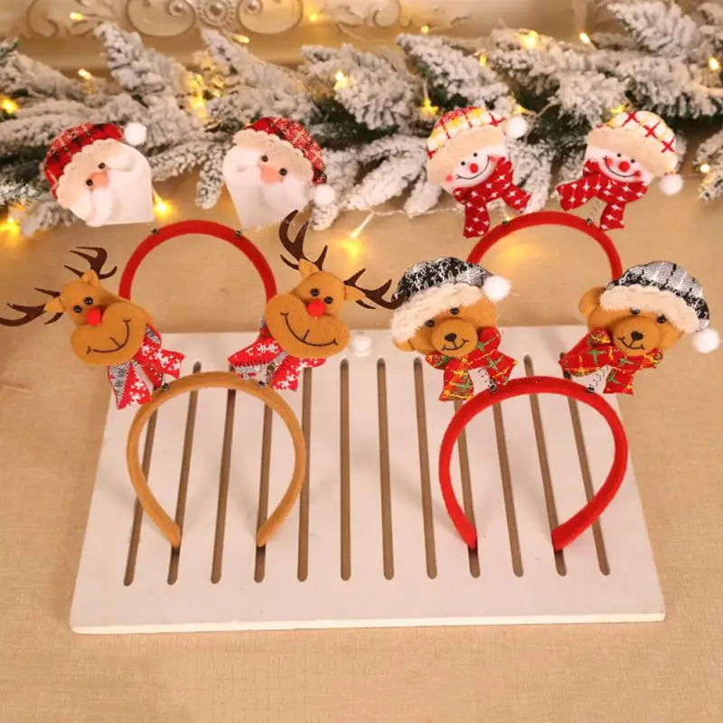 Merry Christmas Decoration Comfortable And Not Tight To Wear Fashion Christmas And New Year Gifts Christmas Headband Reusable