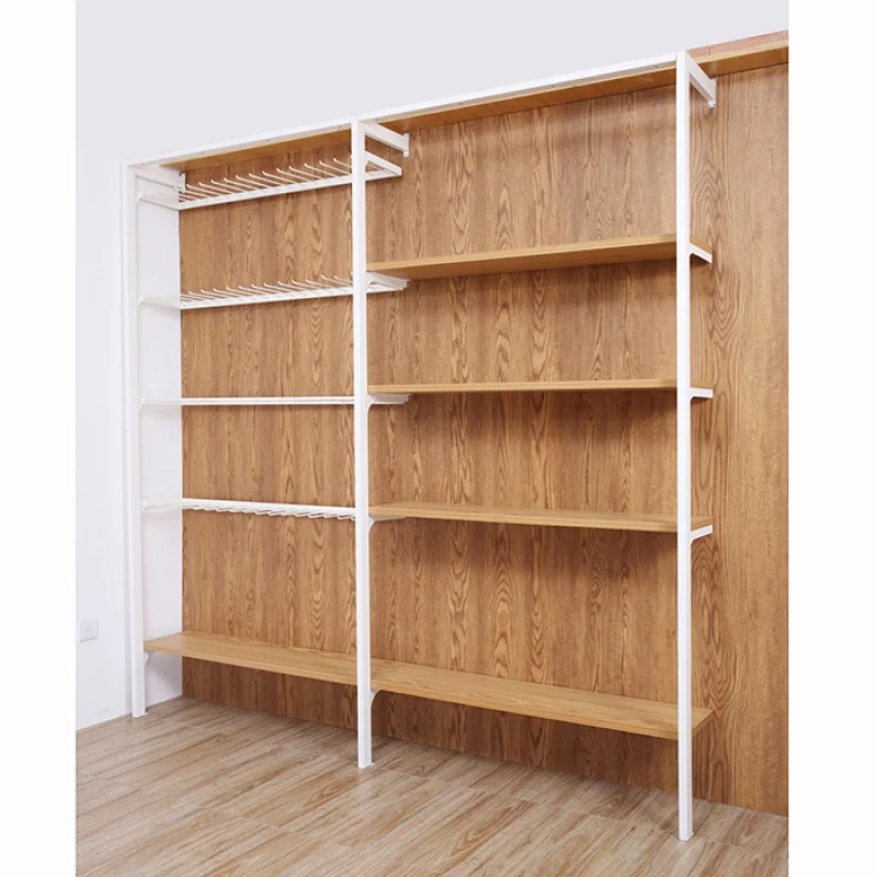 

custom，Fashion wooden shelving for the store of metal and MDF