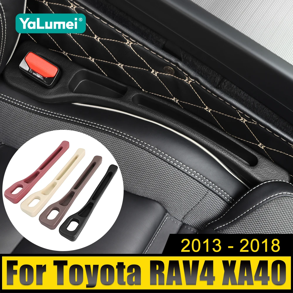 

For Toyota RAV4 XA40 2013 2014 2015 2016 2017 2018 RAV 4 Car Seat Gap Anti-leak Stopper Strip Slot Seat Gap Storage Organizer