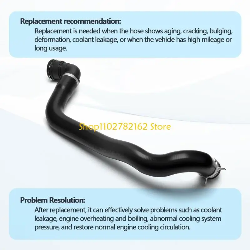 547B Vehicle Cooling Lower Hose with Molded Black Service Design Form for Navigator