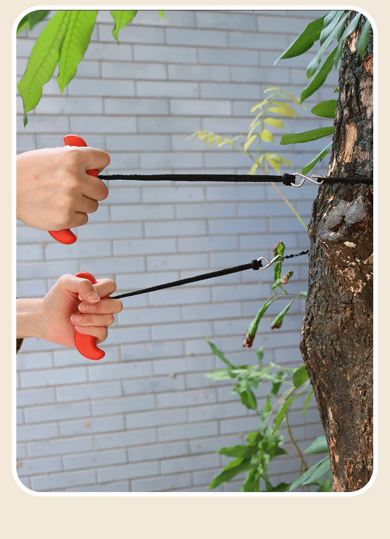 Outdoor Hand Wire Saw Jardim Logging Saw Portátil Pocket Chain Saw para Camping Caminhadas Ferramentas