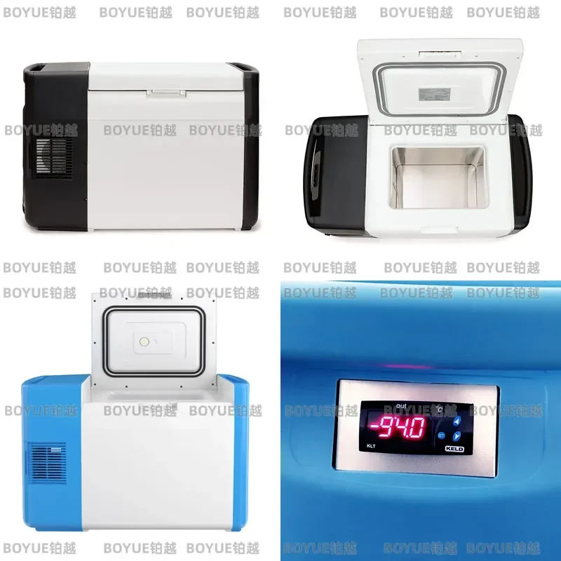 Portable Mini Fridge 80 Degree Ultra Low Temperature Cooler for Vaccine Drug Reagent Storage Car Travel Compact Refrigerator
