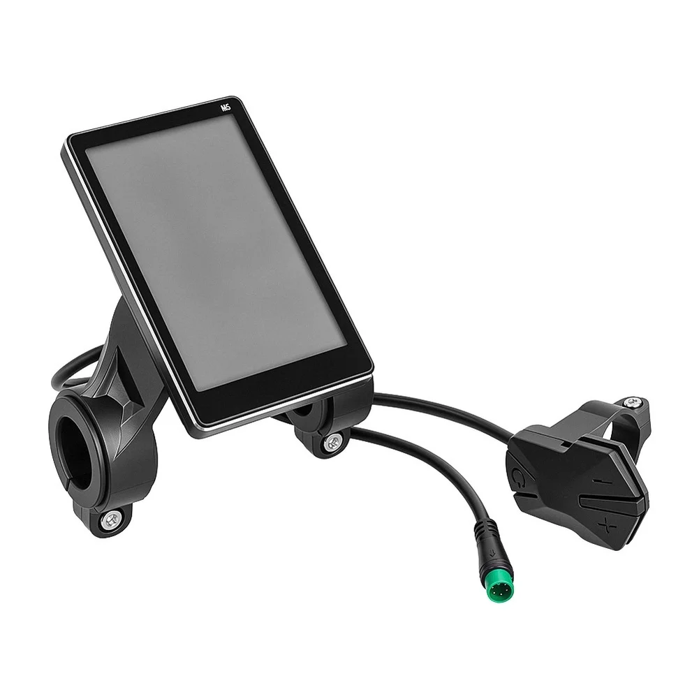 For M5 LCD Electric Bike Speedometer USB UART 5Pin Waterproof Display For 24V 36V 48V 60V Bike Cycling Instrument Panel Parts
