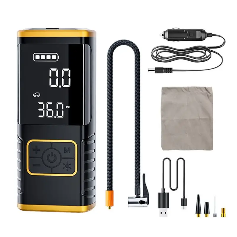 

A13Z-Беспроводной автомобильный воздушный насос, портативный воздушный компрессор для автомобиля, мотоцикла, велосипедного мяча, электрический насос для накачивания шин