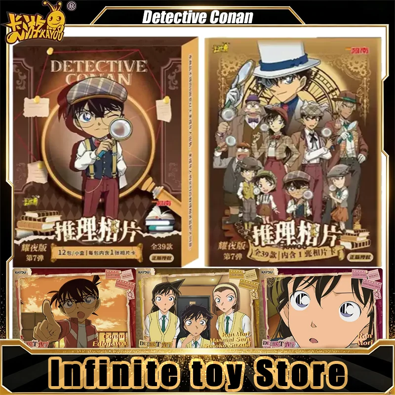 

KAYOU Detective Conan Card Vol.7 Radiant Night Genuine Anime Trading Cards Mystery Box Set Toys Birthday Gifts for Boys Girls
