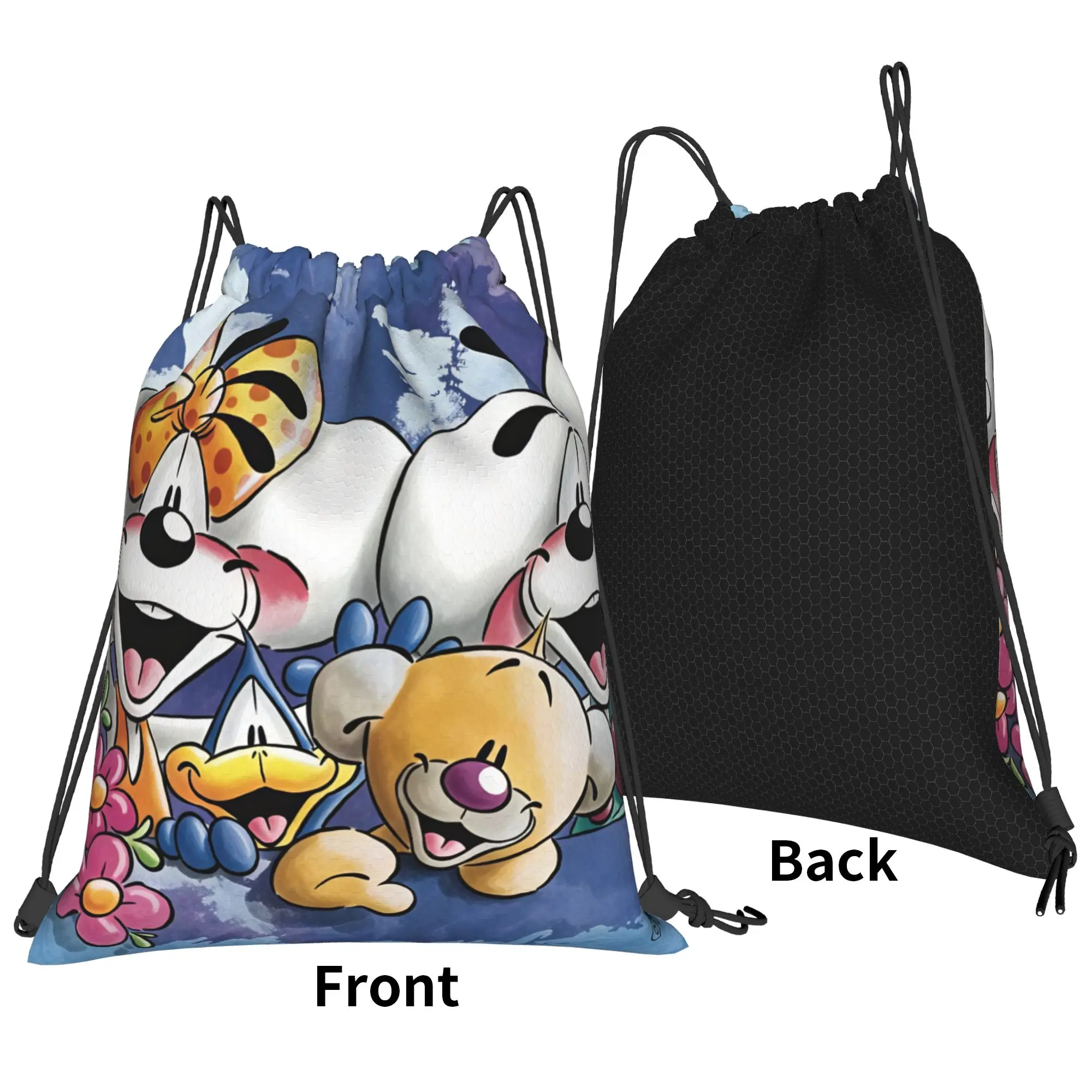 Drawstring Bag Cartoon D-Diddl Backpacks  Portable Portable Gym Fitness Sackpack String Bags For Men