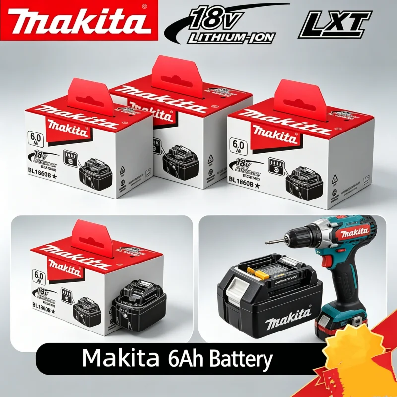 Combo Power Tools - Bateria Original Makita 18V 6.0Ah de