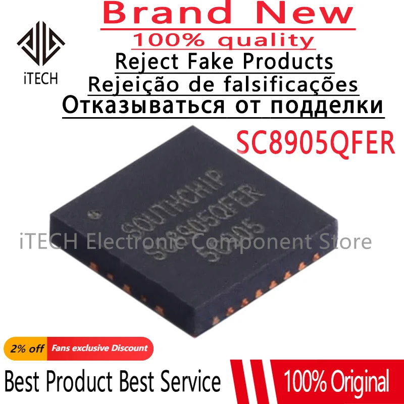 1PCS SC8905QFER SC89050FER 8905 SC8905 QFN21 100% Original and Genuine High Quality