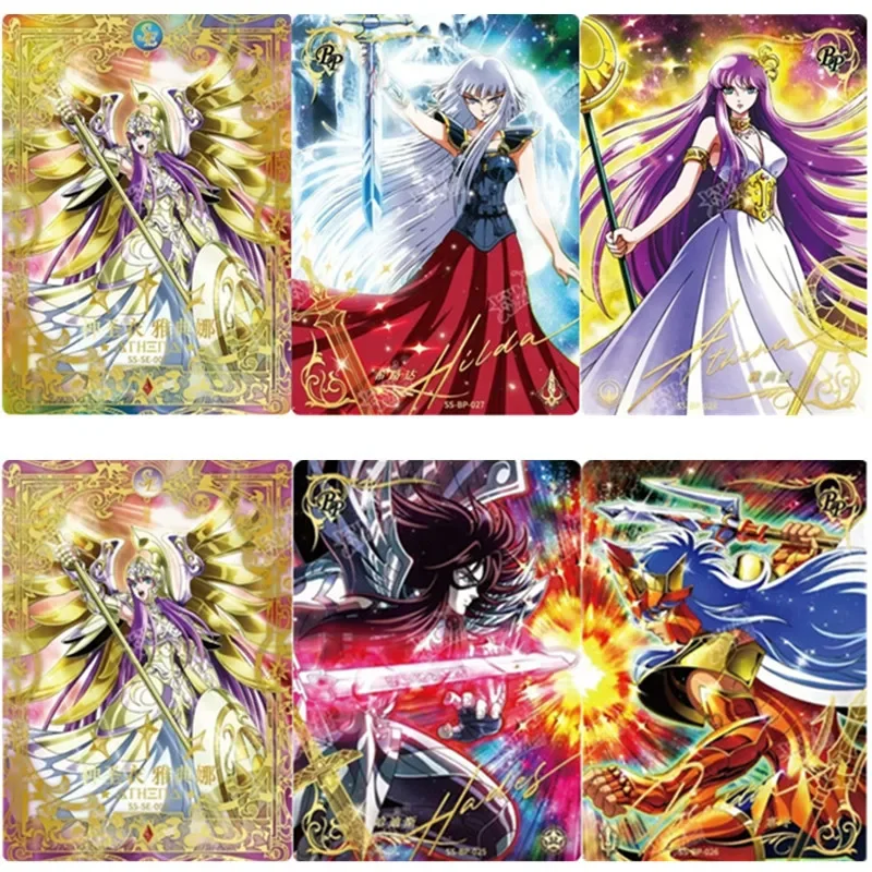 KAYOU Original Saint Seiya3 Version Series Card SE BP BUR BMR Athena Hades Rare Anime Character Collection Card Kids Toys Gift