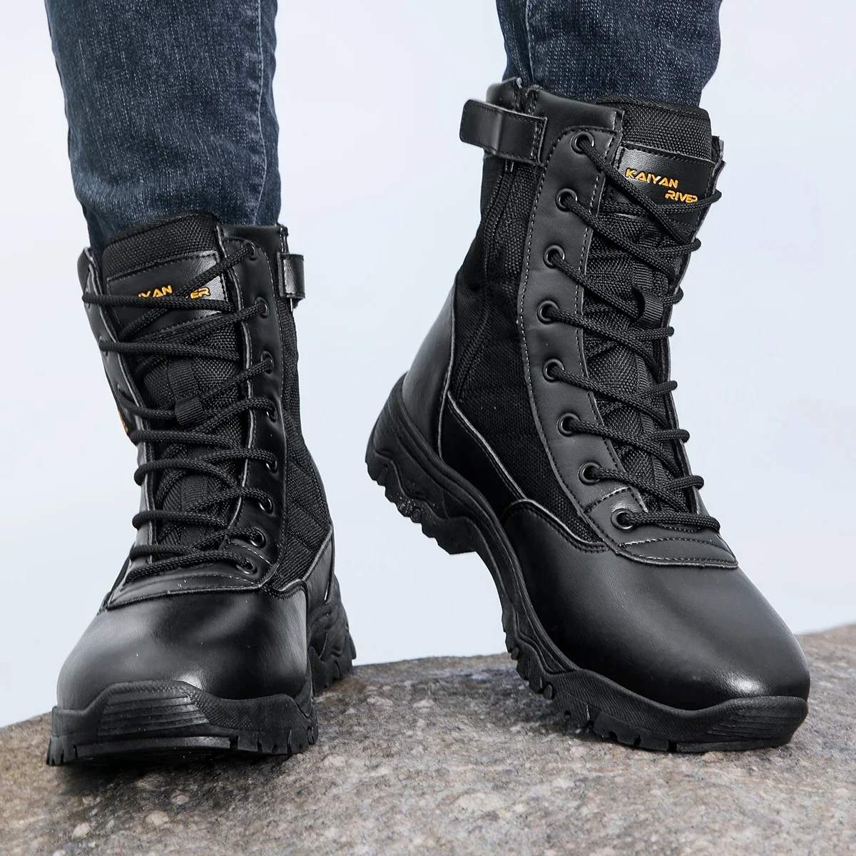 

Outdoor High-Top Desert Men's Boots Work Boots Tactical Hiking Shoes Cross-Border Military Eagle Fan Favorite