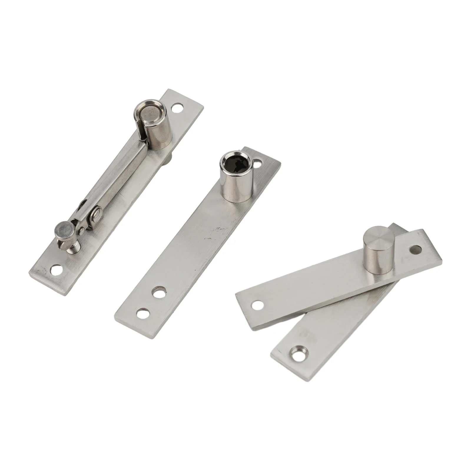 Stainless Steel Pivot Hinges Heavy Duty 360° Rotating Conceal Bookcase Hinges Secret Door Shaft Pivot Hinges Furniture Hardware