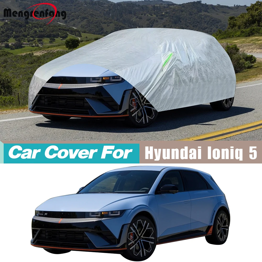 

Пылезащитный автомобильный чехол для Hyundai Ioniq 5 2021-2027, внедорожник, уличный защитный чехол с защитой от УФ-лучей, солнца, дождя, снега и ветра