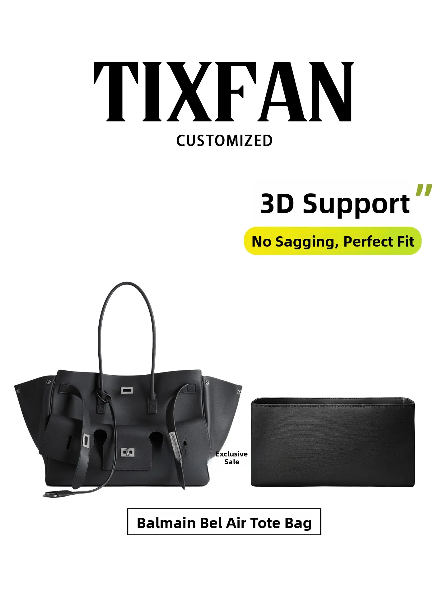 Bolsa Interna de Papel DuPont para Bolsa Tote Média BEL AIR, Bolsa de Armazenamento Impermeável Simples e Artesanal Star Titine