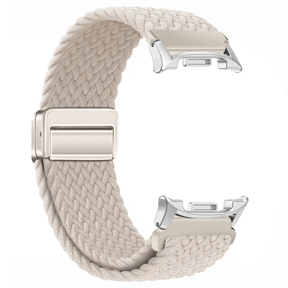 Magnetische nylon band voor Samsung Galaxy Watch 8 40 mm 44 mm armband voor Samsung 8 Classic 46 mm verstelbare band