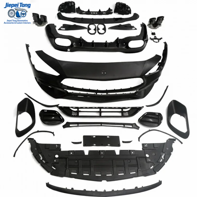 

CLA45 Conversion for CLA-CLASS W118 2020-ON Plastic Body Kit Bumper Rear Diffuser Front Guard Chin