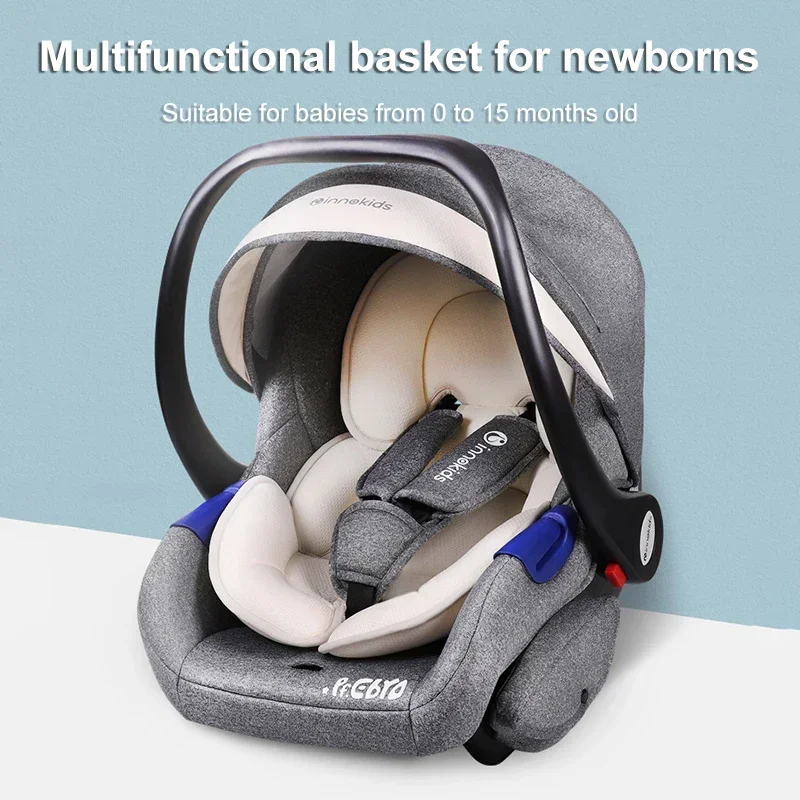 GMHot-Selling Portable Basket Type Can Sit And Lie Revolving Two-Way Installation Safety Seat For Children For Newborn Babies