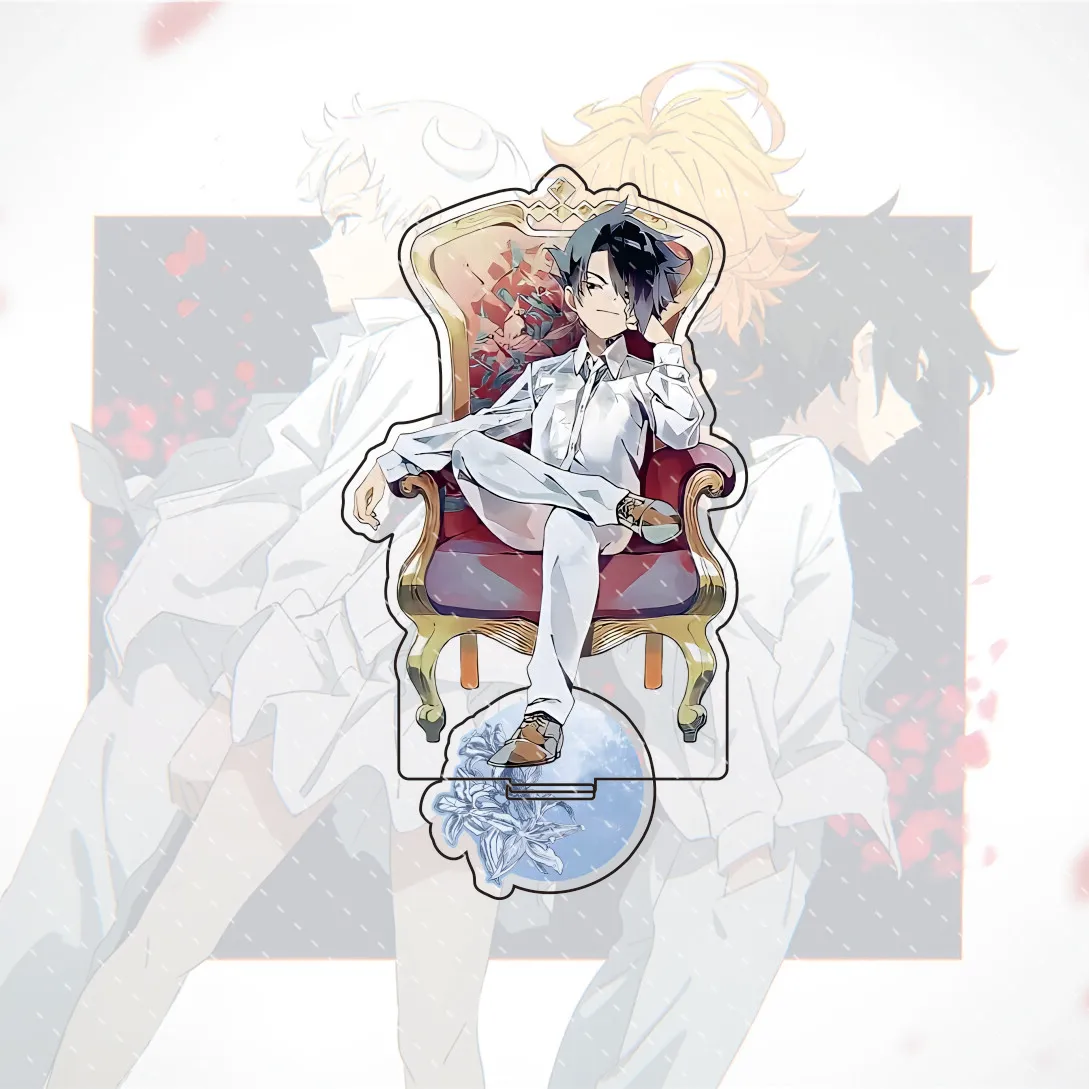 The Promised Neverland anime character display stand, 15CM acrylic material, model display board, collectible edition.