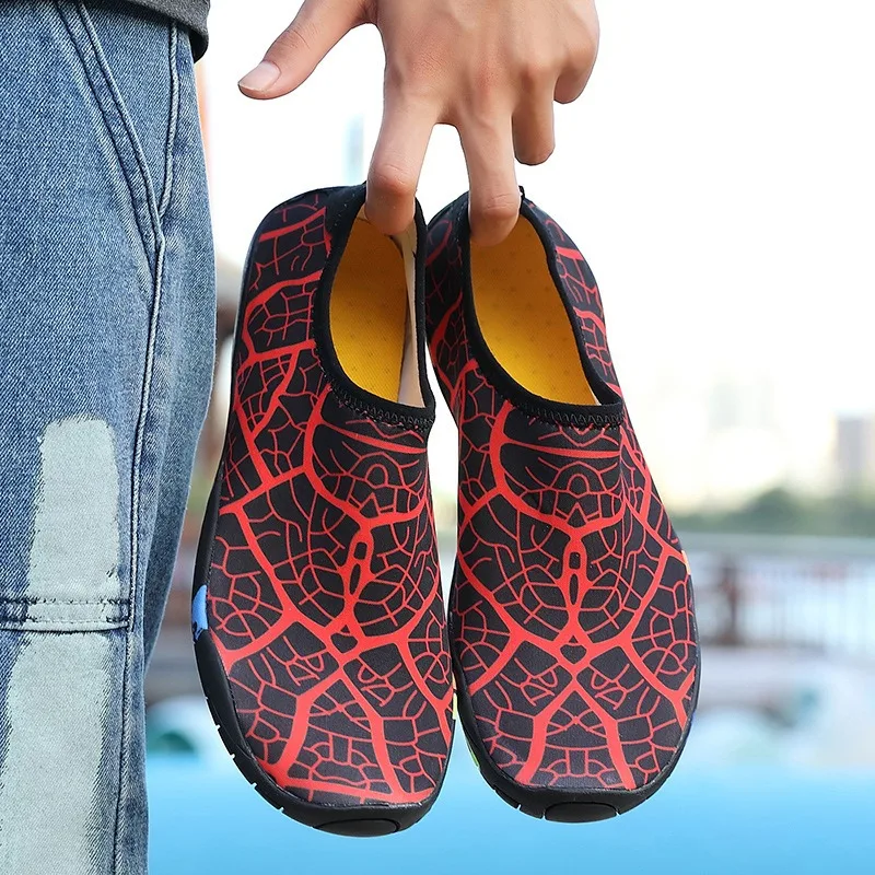 Water Shoes,Men's And Women's Amphibious Swimming, Diving, Snorkeling Beach Shoes, Socks, Wading Tightening Shoes