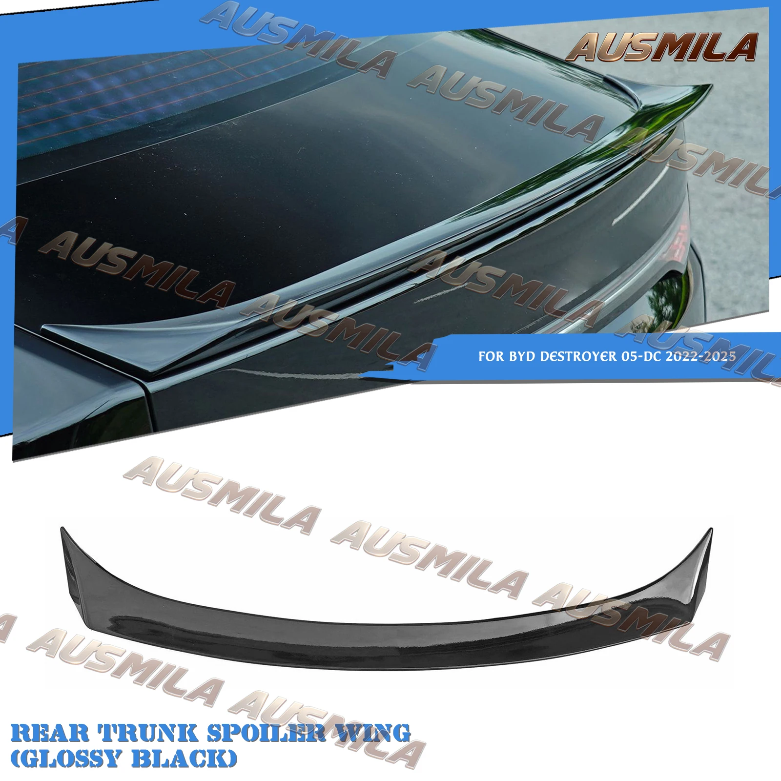 Exterior Rear Spoiler Wing Car Trunk Lid Decoration For BYD King Destroyer 05-DC 2022-2025