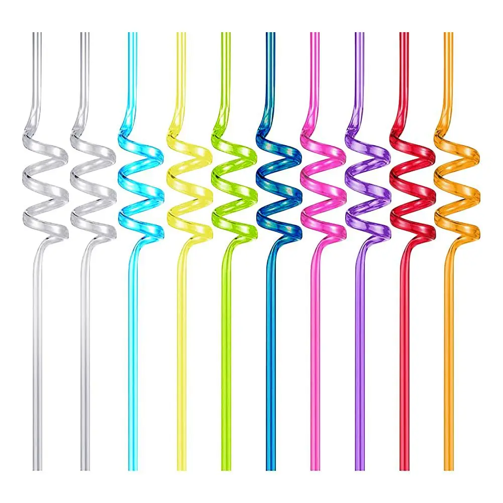 Pailles à points 8 pièces/ensemble, figurine de dessin animé, cadeaux de fête, eau potable, paille réutilisable, décor joyeux anniversaire, jouet pour enfants, cadeaux pour bébé