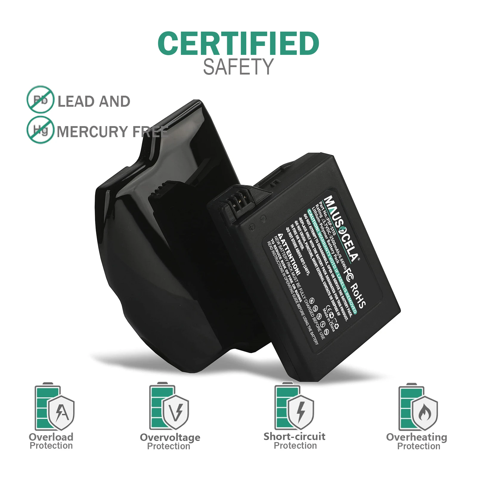 

2500mAh Game Console Battery For Sony:PSP-S110,PSP 2th,Lite,PSP-2000,PSP-3000,PSP-3004,PSP-3001,PSP-3008,Slim,--Li-Polymer--3.7V