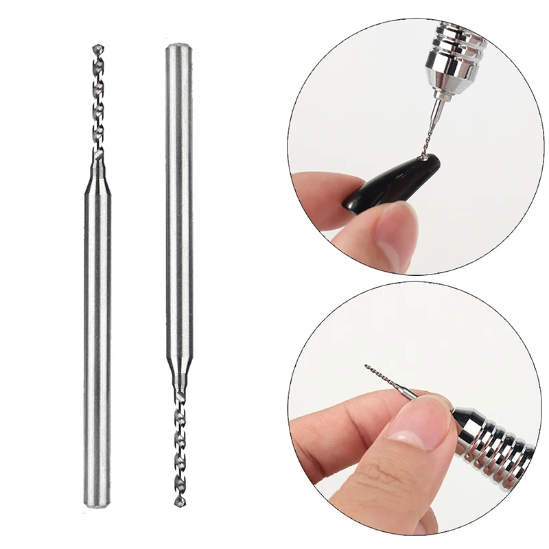 Nouvelles forets à ongles en acier au tungstène, outil de polissage de manucure, tête de meulage de Perforation des ongles, accessoires de Machine à polir Nai