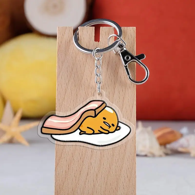 Брелок Gudetama с милыми яйцами, брелок для ключей