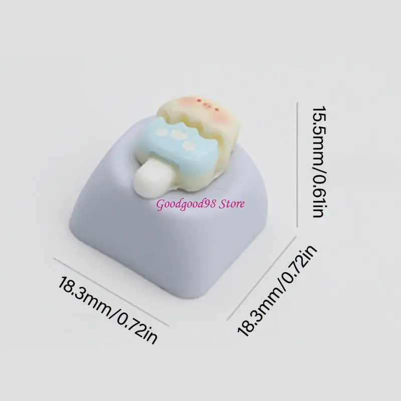 مفاتيح مفاتيح نمط الخنازير الفريدة لمفاتيح لوحة المفاتيح الميكانيكية راتنج مفتاح الراتنج يعزز جماليات ومتانة W8ec