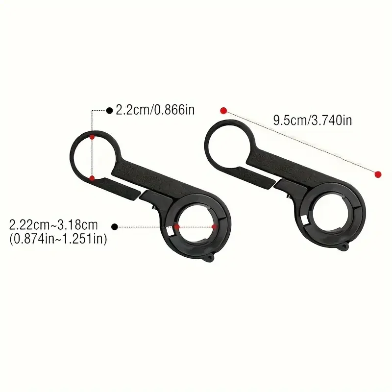 10/20/30cm bicycle handlebar extension bracket MTB headlight installation extension pole highway mountain bike handlebar extensi image 2