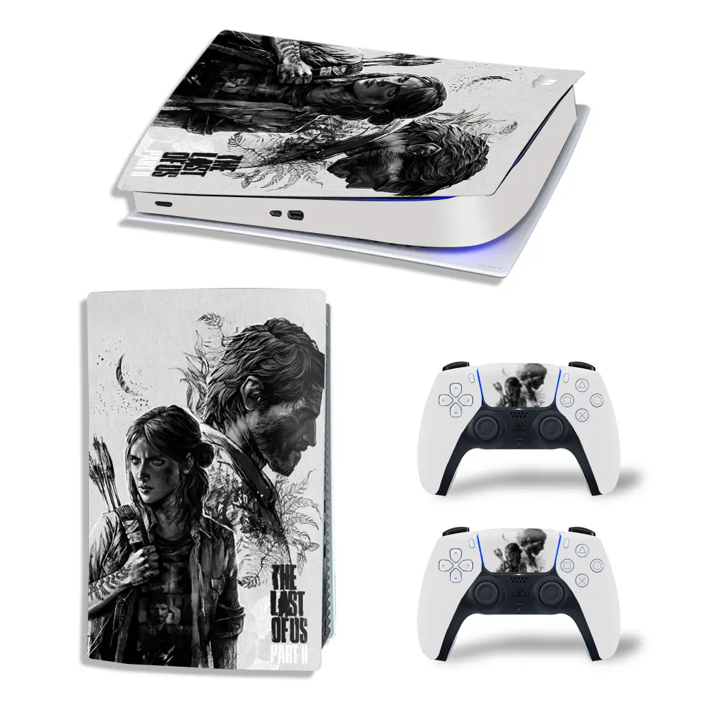 The Last of Us PS5 Disk Digital Edition Skin Sticker Decal Cover for PS5 Console and 2 Controllers PS5 Skin Vinyl