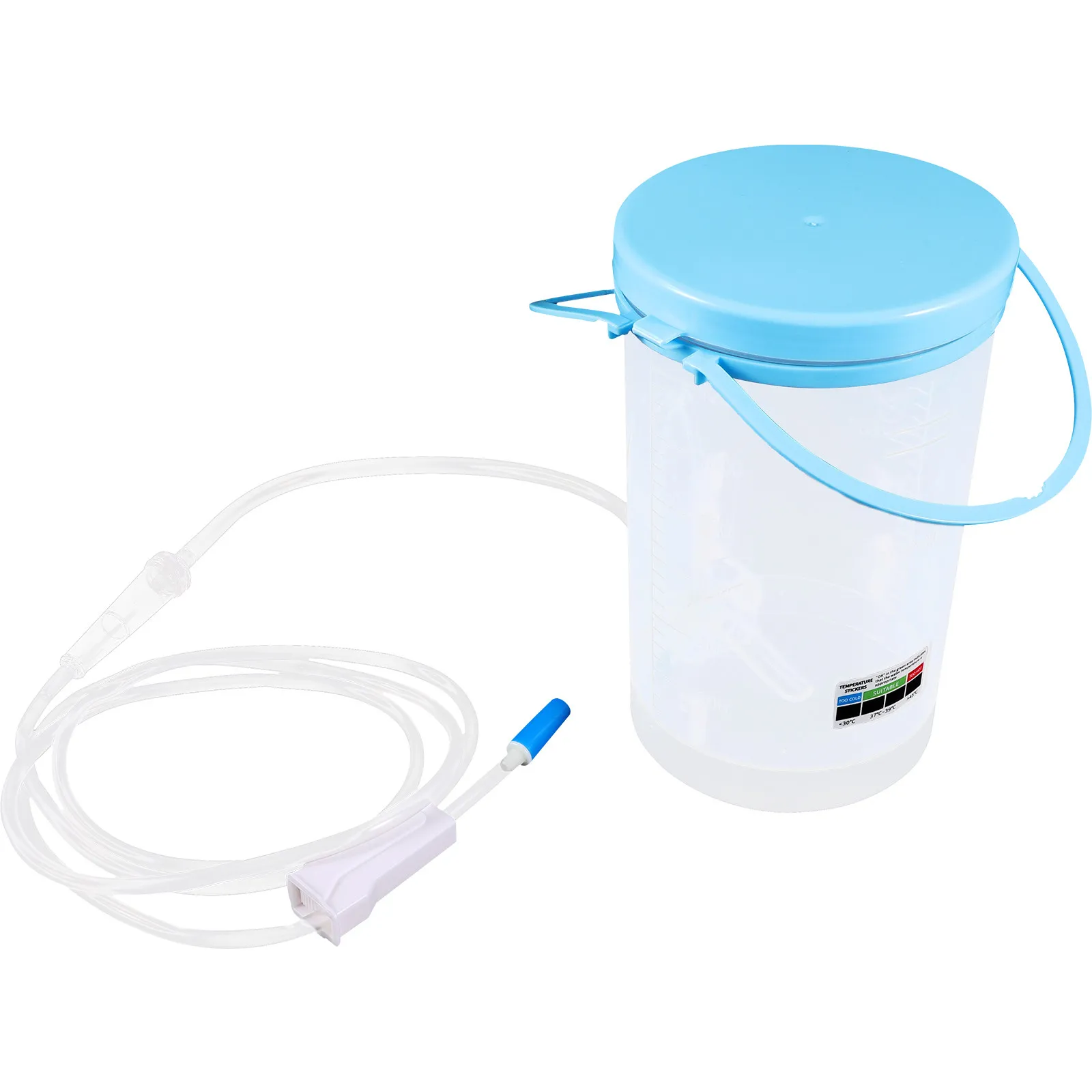 1Set Double Ring Bucket Reusable Household Portable Cleaning Kit Intestinal Detox Convenient Cleaner Tool