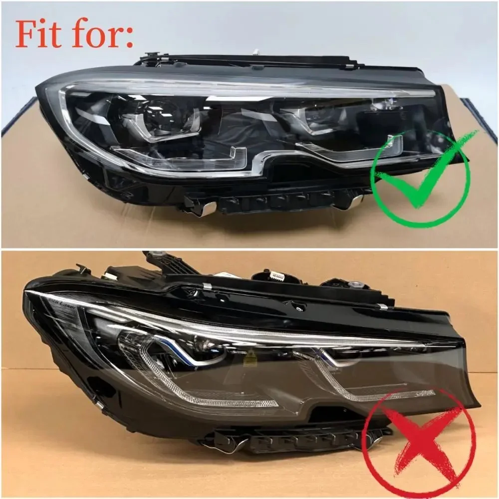 Gelbe Angel Eye DRL-Boards für 2019–2022 BMW 3er G20 320i 330i M340i LED-Scheinwerfer-Tagfahrlichtmodule – Detail 1