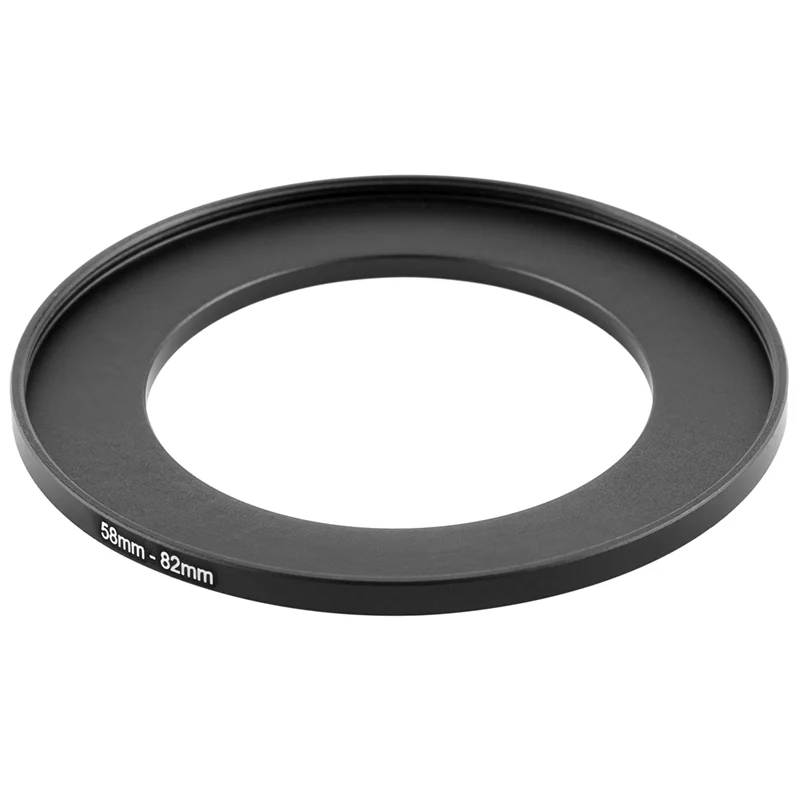 AA84 5 stuks 58 mm tot 82 mm camerafilterlens 58 mm-82 mm step-up ringadapter