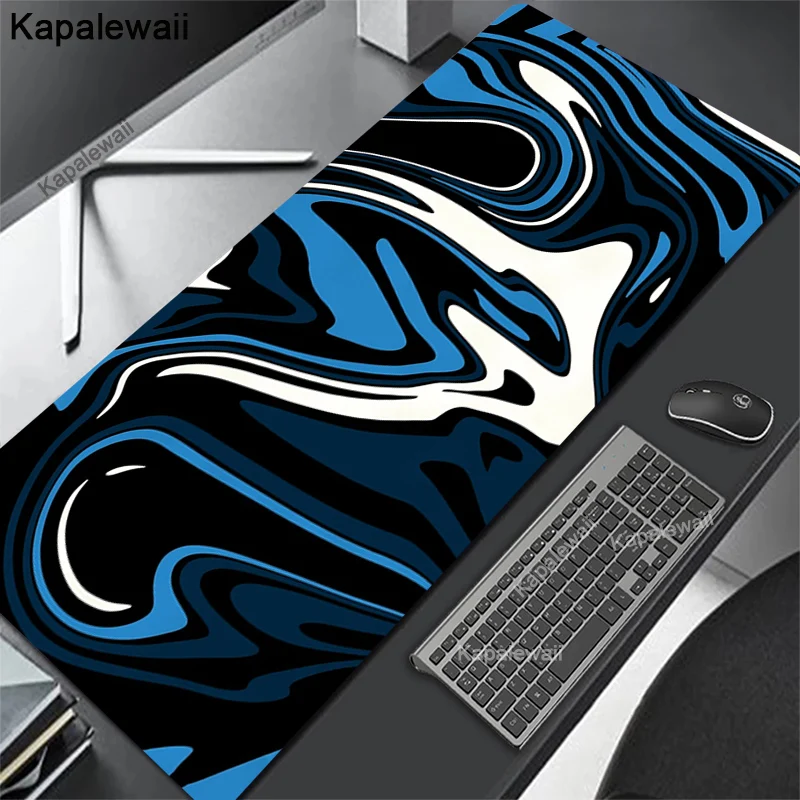 

Strata Liquid Mouse Pad Mause Carpet Art Office Desk Mat Computer Deskmat 90x40 Mousepad Kawaii Office Accessories Table Rug XXL