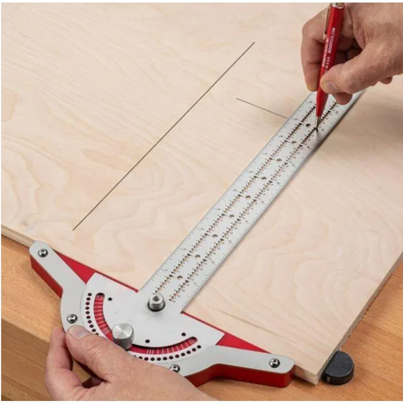

Woodworkers Edge Ruler Protractors Angles Woodworking Ruler Angles Measure Tool Stainless Steel Baseboard Crafts Carpenter Tool