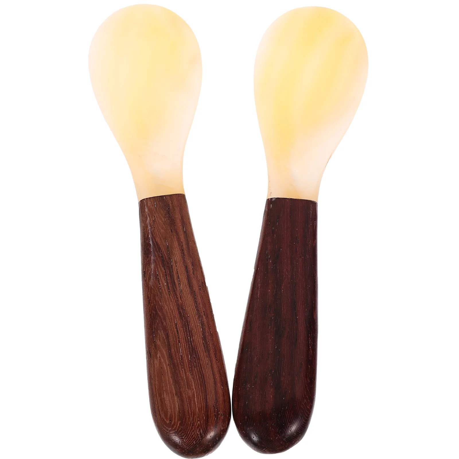 

Shell Spoon Natural Wood H Smooth Lines Comfortable Practical Coffee Dessert Spoon Stirring Tea Kitchen Long Life