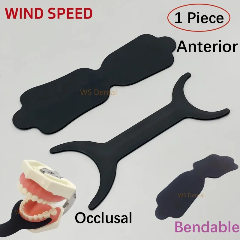 Dental Black Background Board Photo Image Contrast Anterior Occlusal Flexible Silicone Stainless Photography Contraster