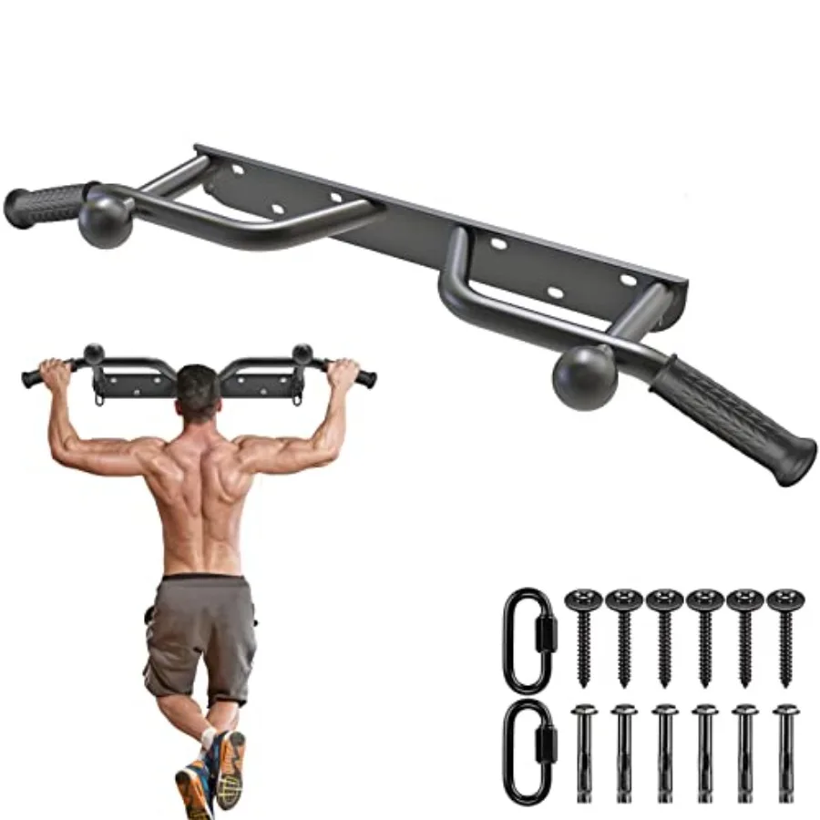 

Heavy Duty Wall Mounted Doorway Pull Up Bar Multifunctional Chin Up Bar Portable Fitness Door Bar Body Workout Home Gym