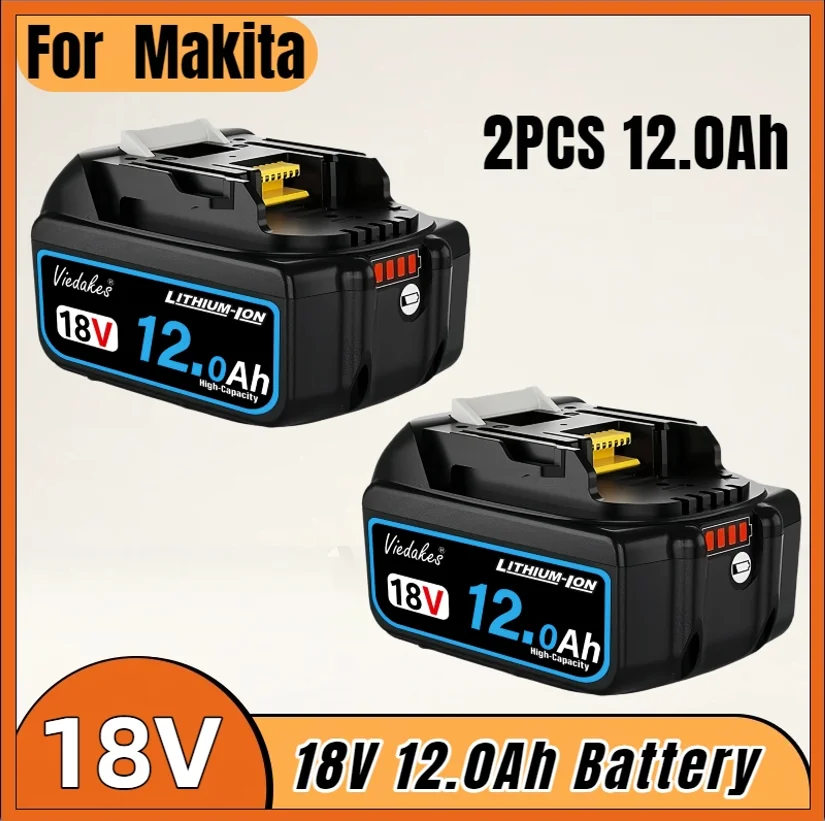 

Good brand+ original 18V 8AH/10AH/12AH Rechargeable battery, for Makita 18V power tool DTW700 DGA404 DJV182 Lithium battery