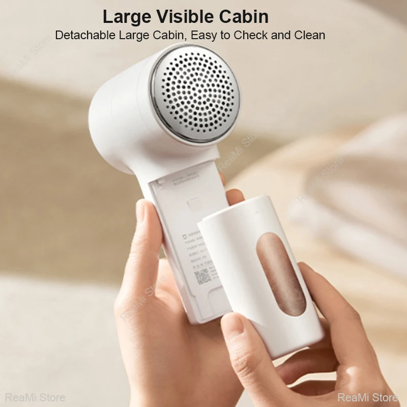 2025 جديد XIAOMI Mijia مزيل الوبر 2 ، المحمولة USB تهمة الكهربائية بيليه آلة الشعر الكرة المتقلب ترقية 6-شفرة القاطع رئيس