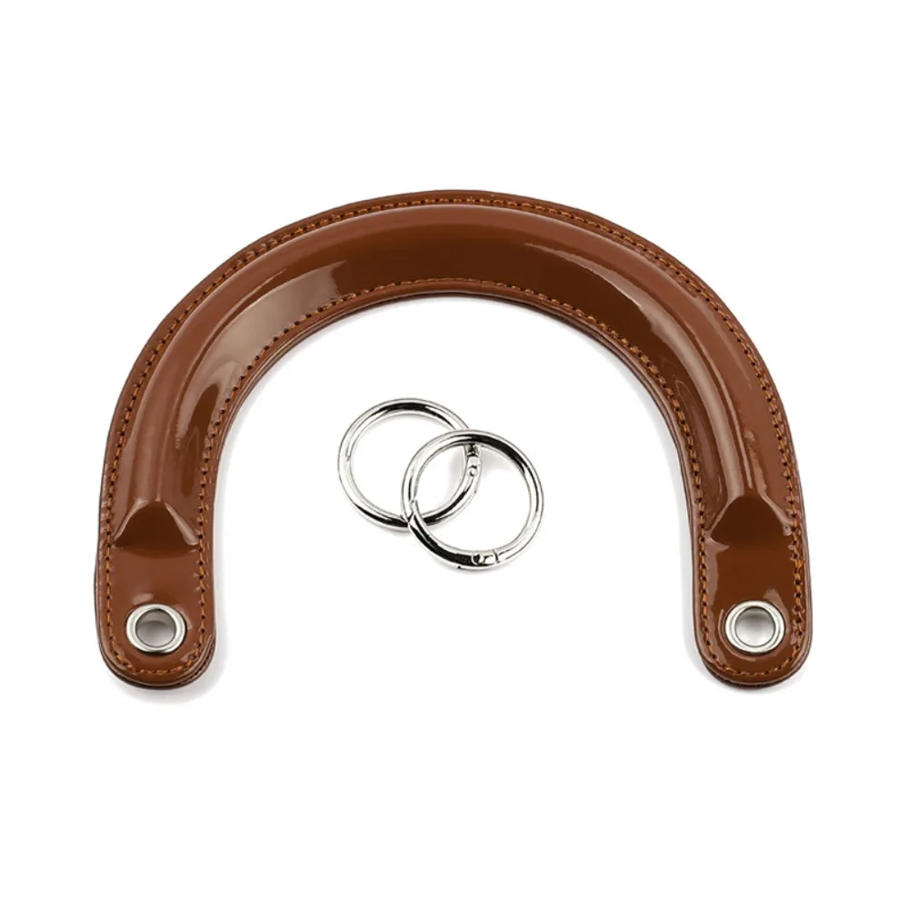 Mehrfarbige abnehmbare Taschen griffe DIY hand gefertigte Geldbörsen griffe aus Kunstleder für Damen Luxus handtaschen Ersatz gürtel