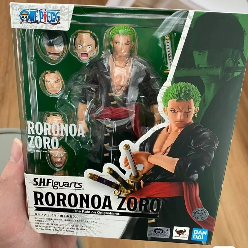 

Original One Piece S.h.figuarts Zoro Anime The On Onigashima Roronoa Zoro Shf Toys Pvc Action Figure Collector Home Decorations