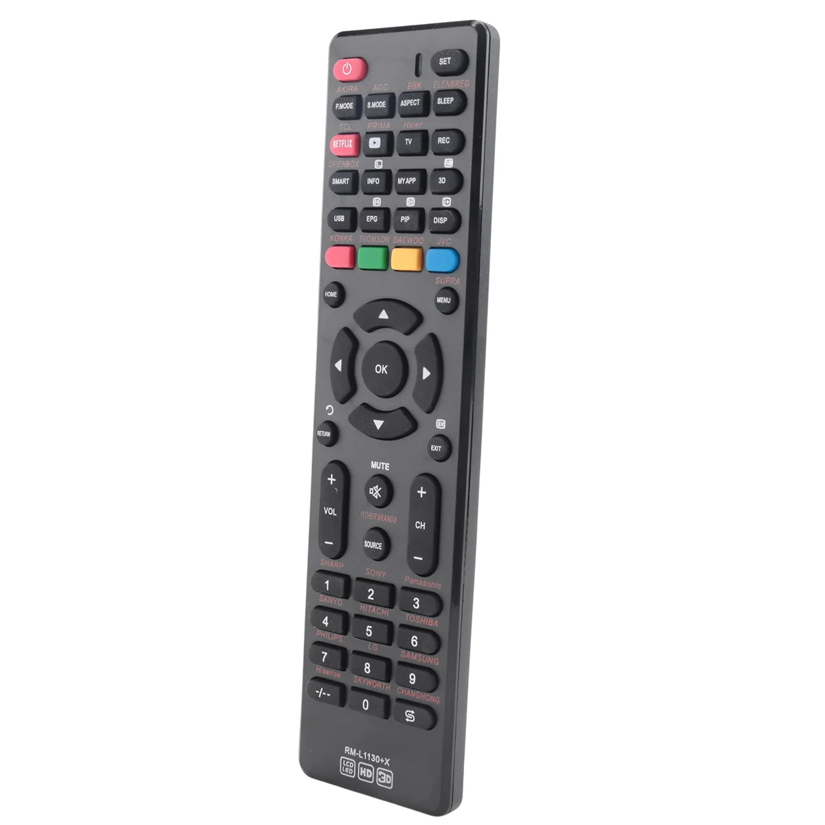 New Rm-L1130 +X TV Remote Control Universal for AKIRA AOC BBK ELENBREG PRIMA OPENBOX THOMSON DAEWOO JVC Smart Tv