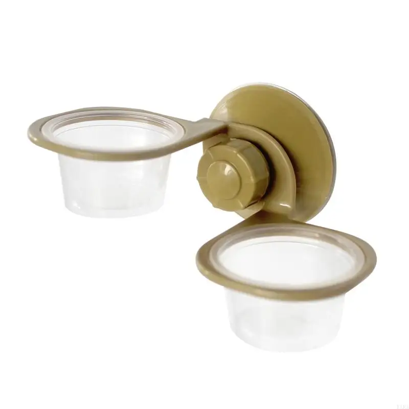 KXRA Suction Cup for Frog Feeder Feeding Water Bowl Escape Proof Worm Dish Feeder Bowl Acces