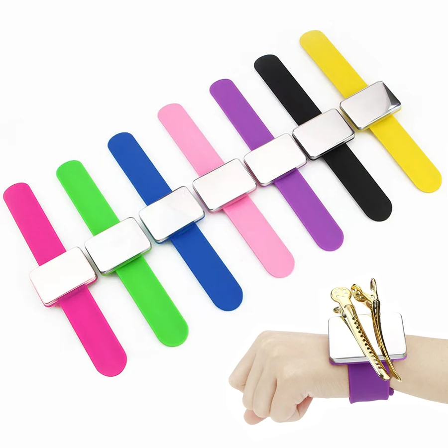 

Magnetic Wristbands for Hair Salons - Hairdressing Supplies with Clip Holders, Needle Pads, and Styling Accessories