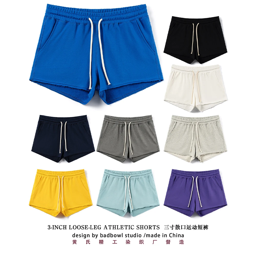 

Summer Cotton Shorts Men's Loose Plus Size Sports Pants Home Casual Shorts 3-inch Home Shorts Men's and Women's Styles