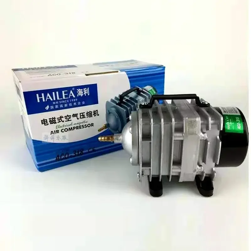 

220V for ACO-208 308 318 Electromagnetic Air Compressor Portable Koi Fish Tank Bubble Aquarium Air Pump Pond Aerator