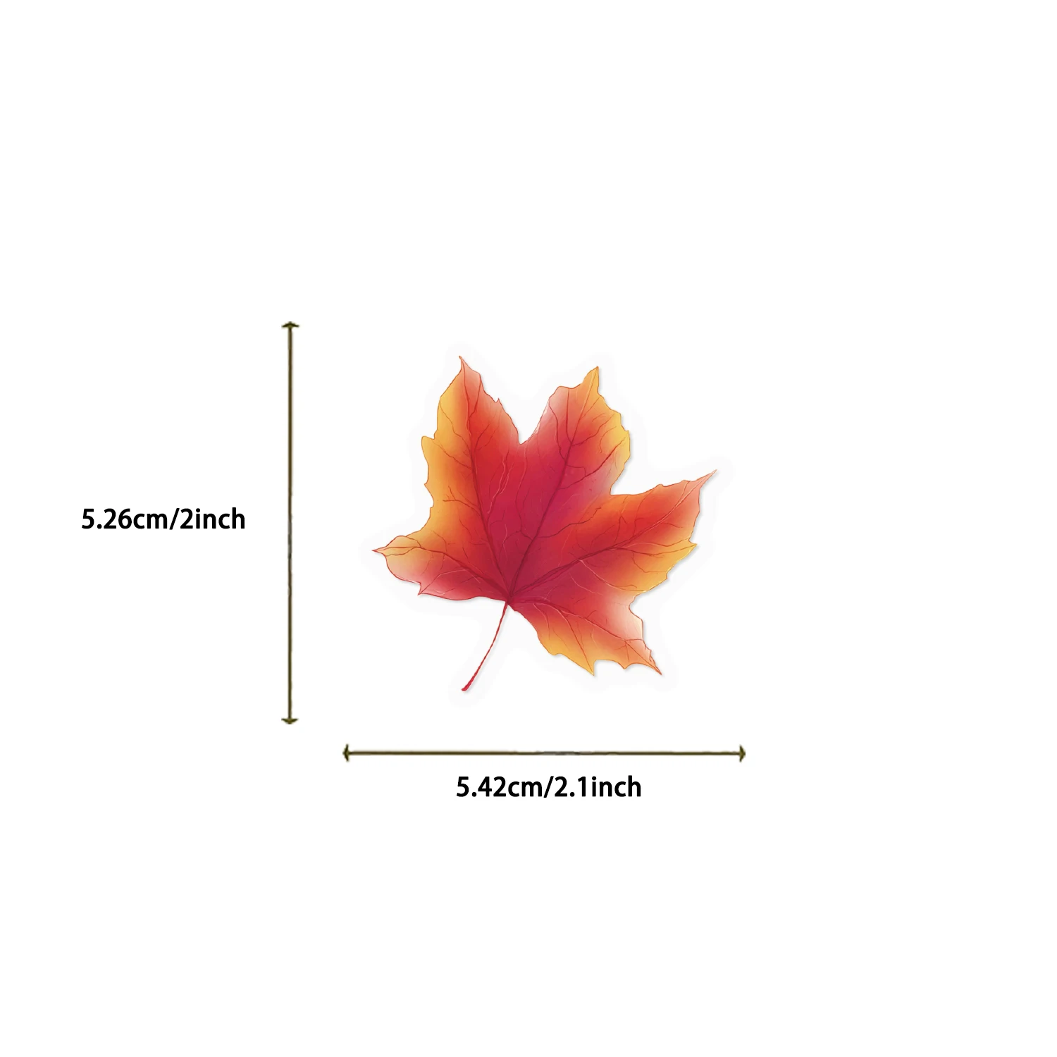 50PCS Creative Transparent PET Graffiti Stickers for Autumn Decoration DIY Phone Computer Festival Gift Stickers